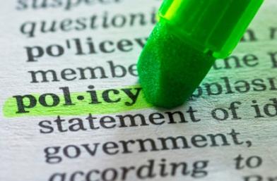 WHAT IS POLICY Oxford Dictionary: (1) A course or principle of action adopted or proposed by an organization or individual.
