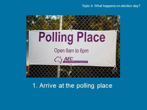 Slide 3 of 15 What happens on election day? Federal elections in Australia usually happen once every three years, and are always held on a Saturday.