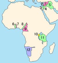 Mandate system 1922-1956 Class B Mandate (Ruanda-Urundi, Tanganyika, Kamerun, Togoland: former Germain territories):.