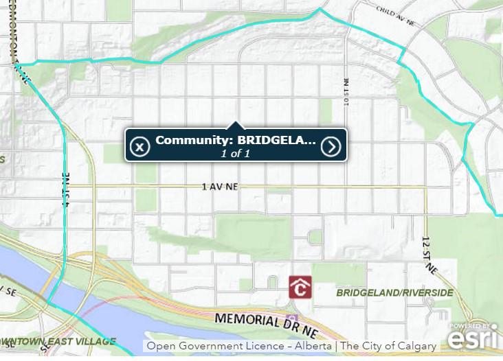 Appendix 1 Map of Community Boundary DETAIL B Bridgeland-Riverside Community Boundary North: 7 Avenue; 9A Street; 8 Avenue East: