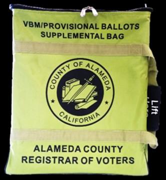 Security Seal. 1 st Voter confirms Lime VBM/Provisional Ballots Supplemental Bag is empty.