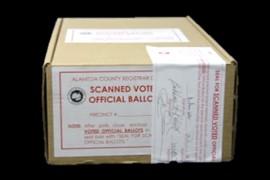 Packing Scanned Voted Official Ballots Box(es) All