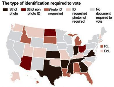Voter ID Laws Across the Country Voter Identification Requirements Several state legislatures have adopted laws requiring voters to show identification