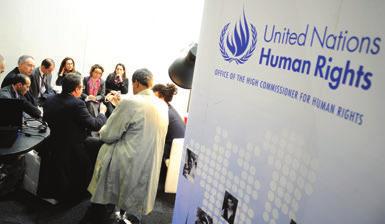 OHCHR s stand at the European Development Days in Brussels, November 2013.