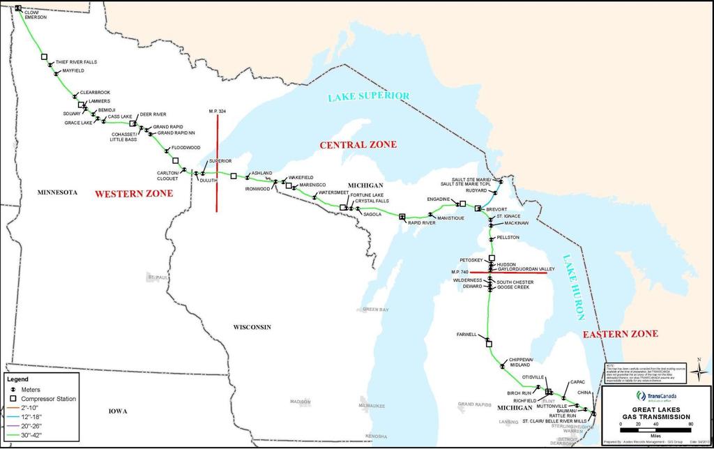 Great Lakes Gas Transmission Limited Partnership PART 3.1 3.