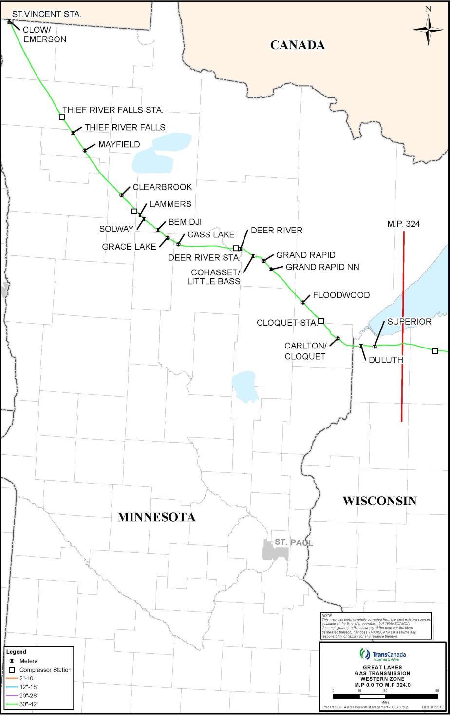 Great Lakes Gas Transmission Limited Partnership PART 3.2 3.