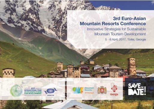 Sector Outlook Events in 2017: 3 rd Euro-Asian Mountain resorts Conference; National Geographic Georgia Is Like This Special Issue; Project Check in