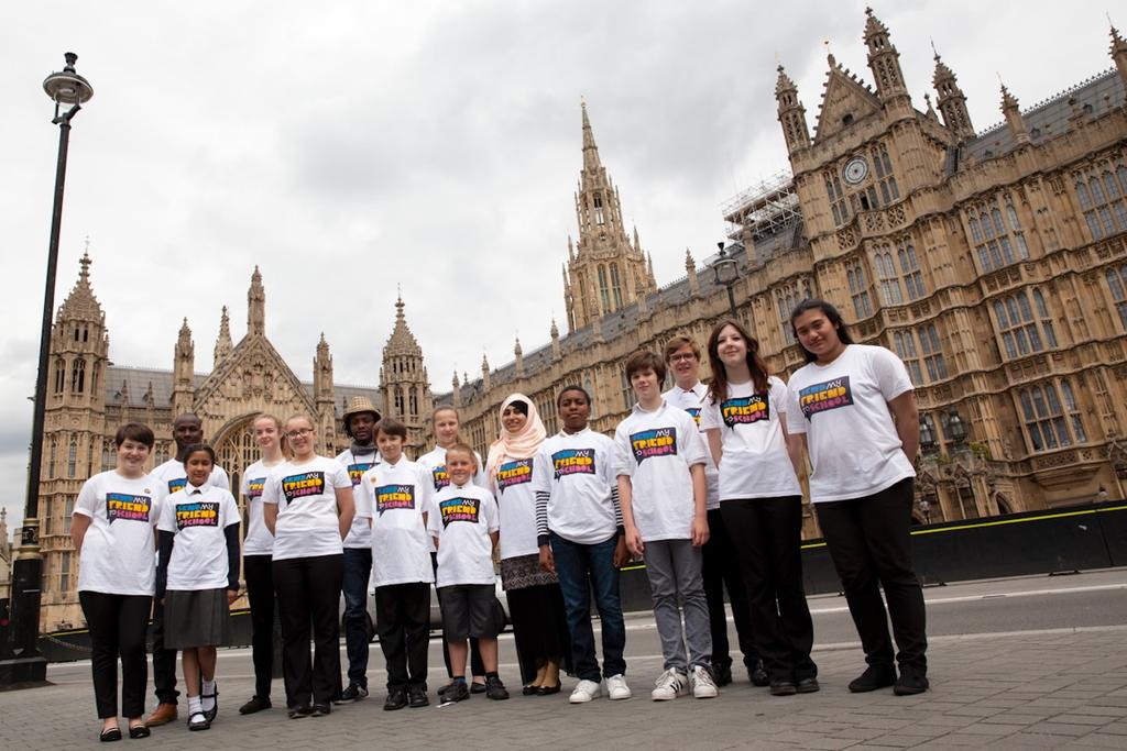 Send My Friend to School young campaigners at an event in the UK Parliament It s a General Election how do we make our voices heard? 1. Get everyone to register to vote!