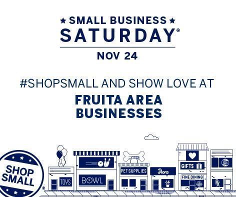 Upcoming Community Events SMALL BUSINESS SATURDAY Don t forget to apply for