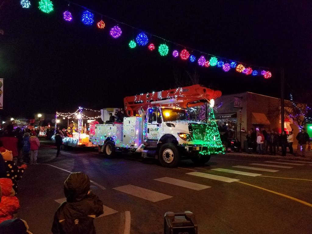 Grand Valley Power Presents PARADE OF LIGHT December 8, 2018 This years