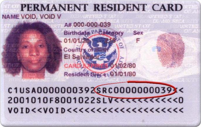 Examples of Document Types 19 Permanent Resident Card (