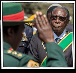 20 This man was forced to resign as leader of his country. What is his last name? a. Zuma b. Mugabe c. Kenyatta b.
