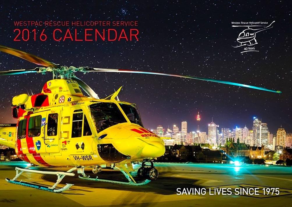 The Westpac Rescue Helicopter relies entirely on community donations to operate year round.