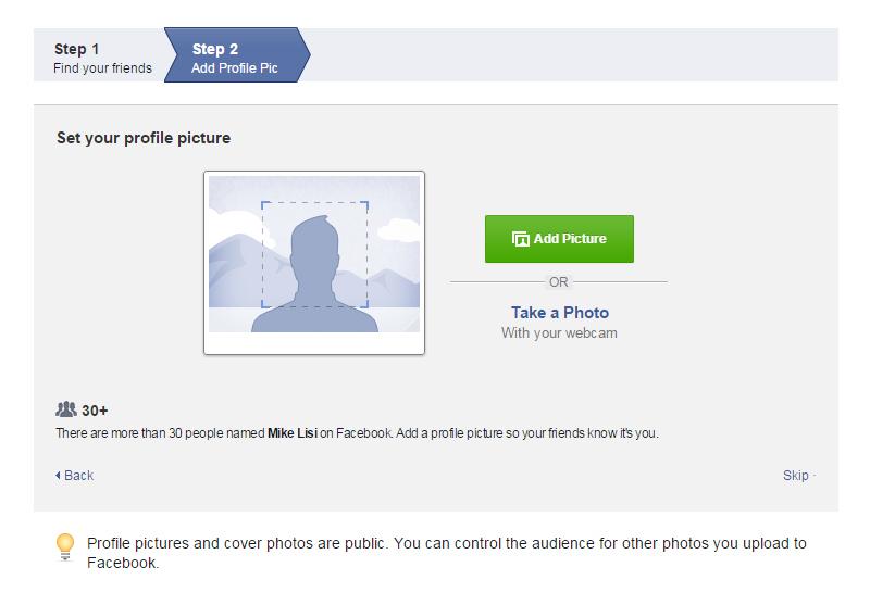 Step 4: Add profile picture