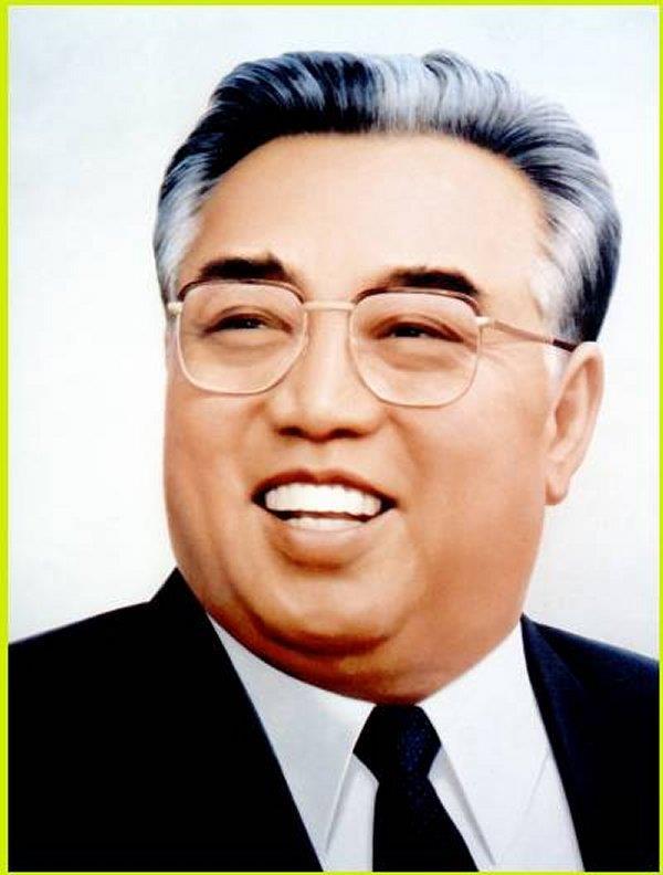 NORTH KOREA KIM IL-SUNG COMMUNIST DICTATOR OF NORTH KOREA FROM 1948-1994 FOCUS OF A CULT OF PERSONALITY BACKED PHILOSOPHY OF JUCHE,