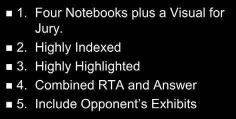The Trial Notebook System 1.