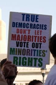 PRINCIPLES OF AMERICAN POLITICAL CULTURE MAJORITY RULE / MINORITY RIGHTS Although the