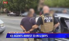 September 28, 2017 ICE arrested 498 individuals from 42 different countries in a four day operation August 3, 2017 ICE arrested 33 individuals after a four day operation in West Michigan fox17online.