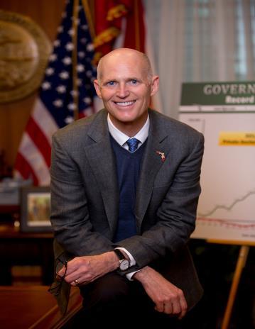 Rick Scott (R-FL) Background Rick Scott, a two-term Republican governor of Florida and was an early supporter of Donald Trump s 2016 presidential bid and later received public encouragement from