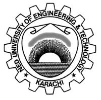 ISSUED ON: ISSUED TO: Department of NED UNIVERSITY OF ENGINEERING & TECHNOLOGY, KARACHI