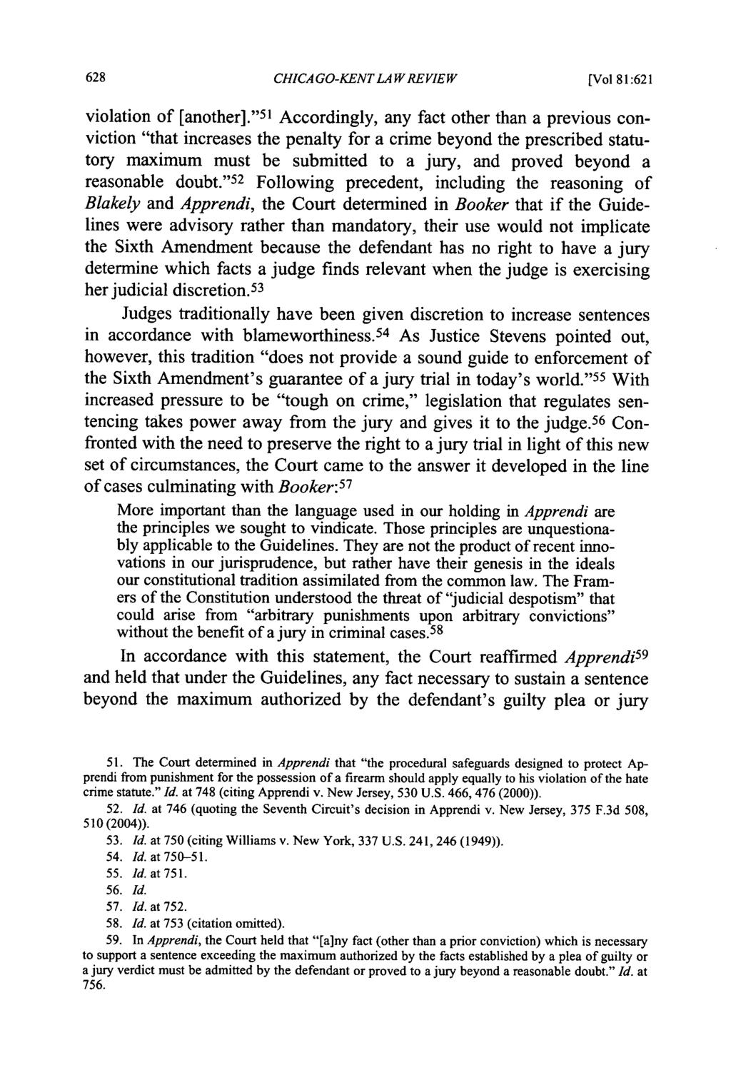 CHICA GO-KENT LAW REVIEW [Vol 81:621 violation of [another].