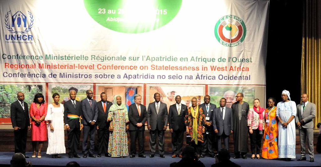 1. General The first ministerial regional conference on statelessness in West Africa 1 took place from 23 to 25 February 2015 in Abidjan.