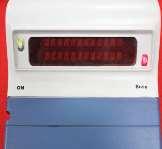 b) Press first candidate button in BU. Observe LED by the side of the button glow RED.