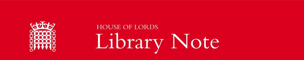 House of Lords Reform: Chronology 1900 2010 This Library Note provides a chronology of key developments in the reform of the House of Lords since 1900.