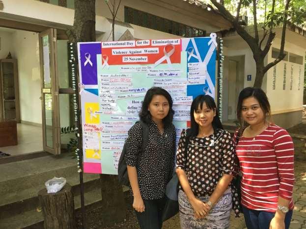 Image: Participants at the Women s Study Center at Chiang Mai University (CMU).