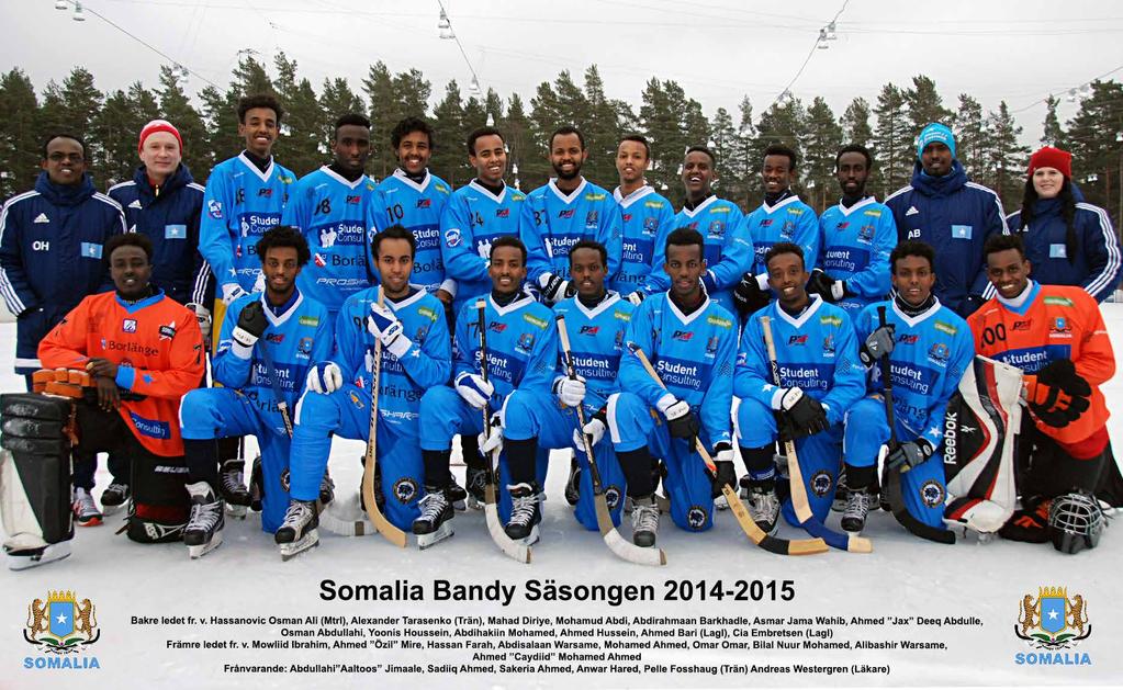 SOMALIA BANDY Photo: Somalia Bandy It was a bit outside the box to put together a Somali national team and
