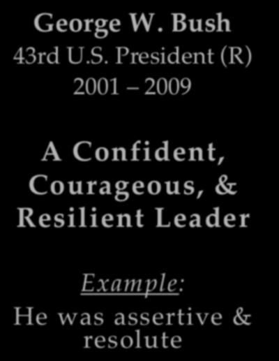 George W. Bush 43rd U.S.