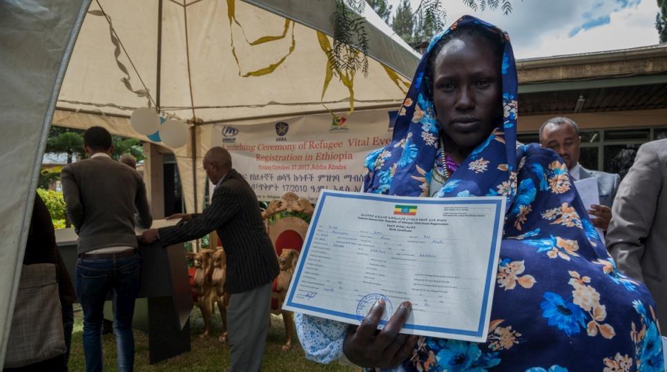 New Ethiopia policy helps refugees legally document life events Refugees can now receive birth, death and marriage certificates; a historic first that will give them better access to services.