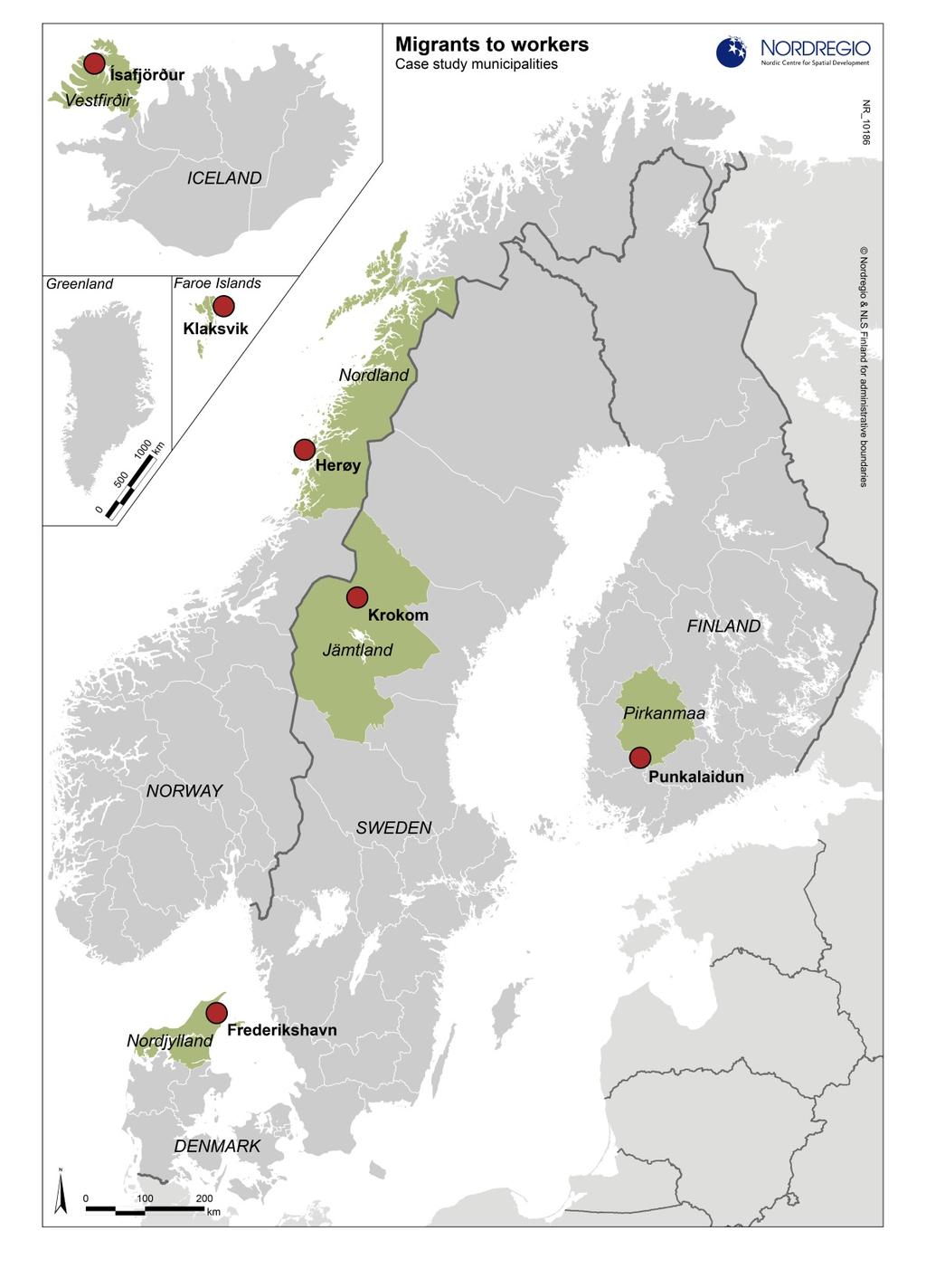 Case study regions Iceland: Ísafjörður municipality, West fjords Norway: Herøy municipality, Nordland Sweden: Krokom municipality,