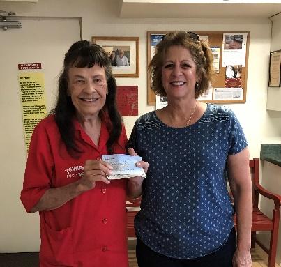 Would love to hear how you are using what you learned :-) Caring for America In August 2017 YCRW member Jill Martin, pictured on the right, presented a check to the Food Bank through the generosity