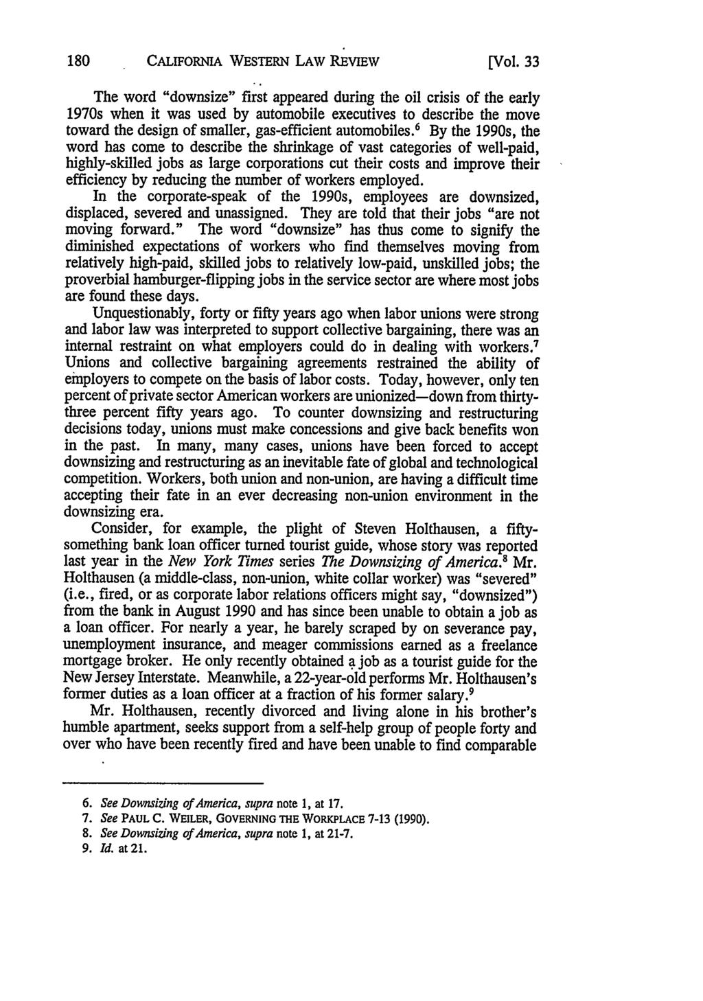 California Western Law Review, Vol. 33 [1996], No. 2, Art. 6 CALIFORNIA WESTERN LAW REVIEW [Vol.