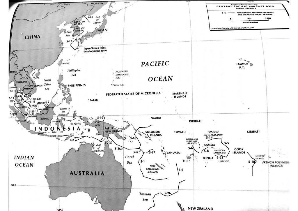 Marine Geography (Sources: International