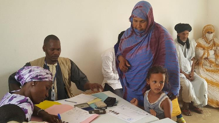 UPDATE ON ACHIEVEMENTS Operational Context In Mauritania, UNHCR provides protection and assistance to 50,357 Malian refugees Mbera camp, in south-eastern Mauritania, and to 1,513 urban refugees and