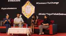 A public forum moderated by our local social media personality, Jasmine Rajah talked about the realities of connectivity to social media and how youths can apply it