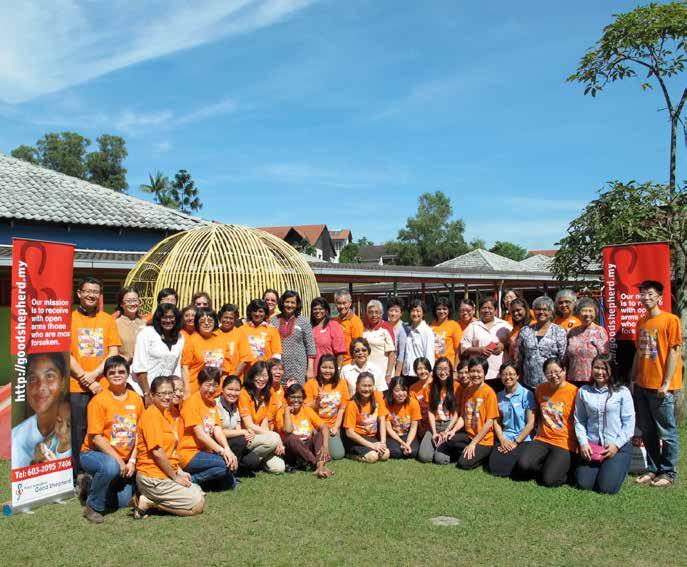 16 Days of Activism Say No to Violence Against Women and Children 6 ORANGE THE WORLD Say No to Violence against Women and Children On an annual basis, Good Shepherd Services Malaysia organises a