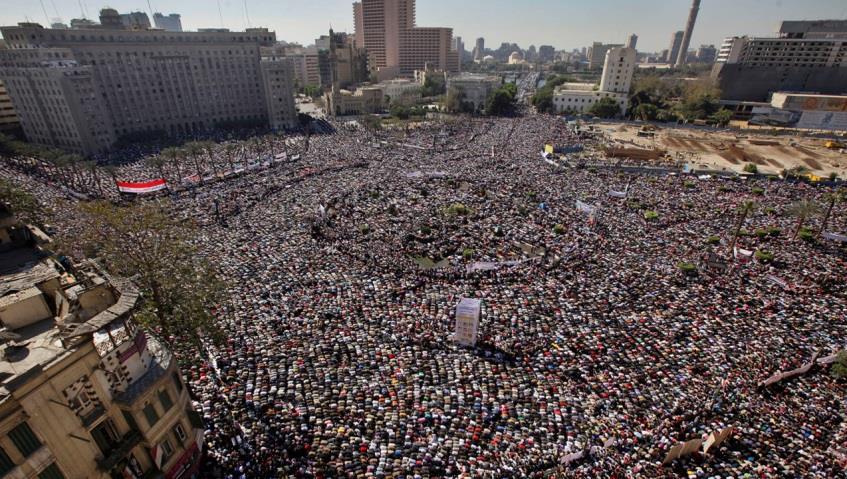 The population of Egypt felt deeply dissatisfied with social and economic policies of