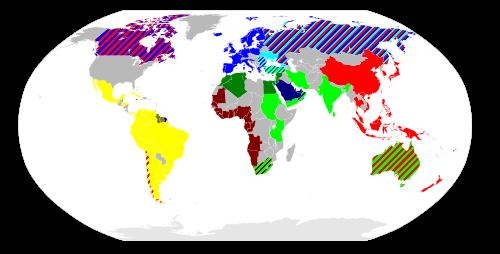 History Map showing areas of the different MOUs Signatories to the Paris MOU (blue), Tokyo MOU (red), Indian Ocean MOU (green),
