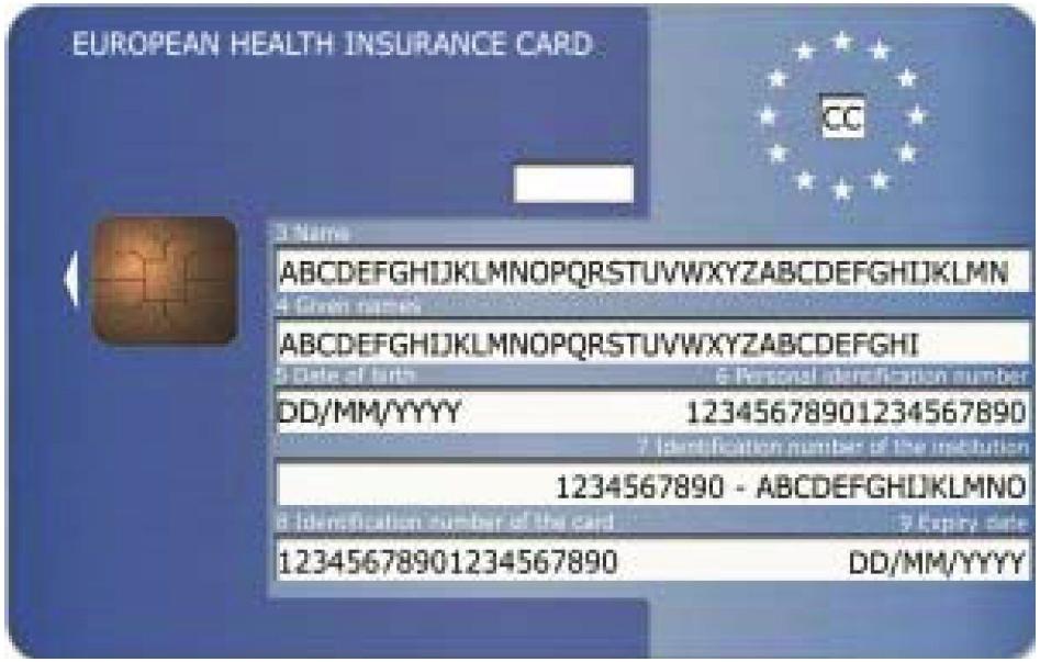 EN 24.4.2010 Official Journal of the European Union ANNEX I Technical provisions concerning the design of the European Health Insurance Card 1.