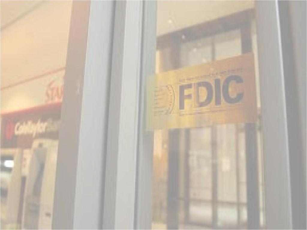 Federal Deposit Insurance Corporation (FDIC): (June 1933) passed as part a larger banking reform act.
