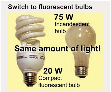 7.3 Conservation of Energy Ø Regular (incandescent) light bulbs convert only 10% of
