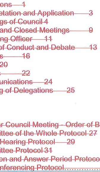 . Interpretation and ~{ppllcatlon Meetings of Council 4.