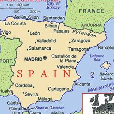 SPAIN 7 Country Profile Country Spain is a southern European country with a surface of 504.782 square kilometres, which is 4/5 of the Iberian Peninsula.