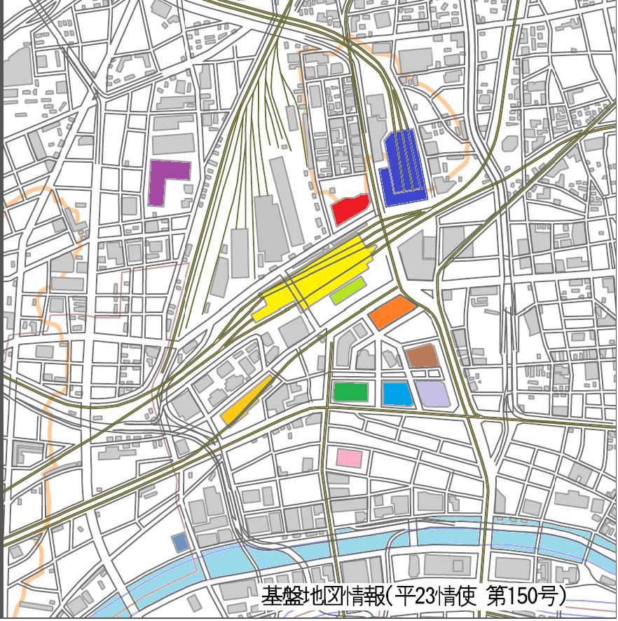 A target area and Tsunami refuge buildings : Goals of refuge (Ex : JR Osaka Station