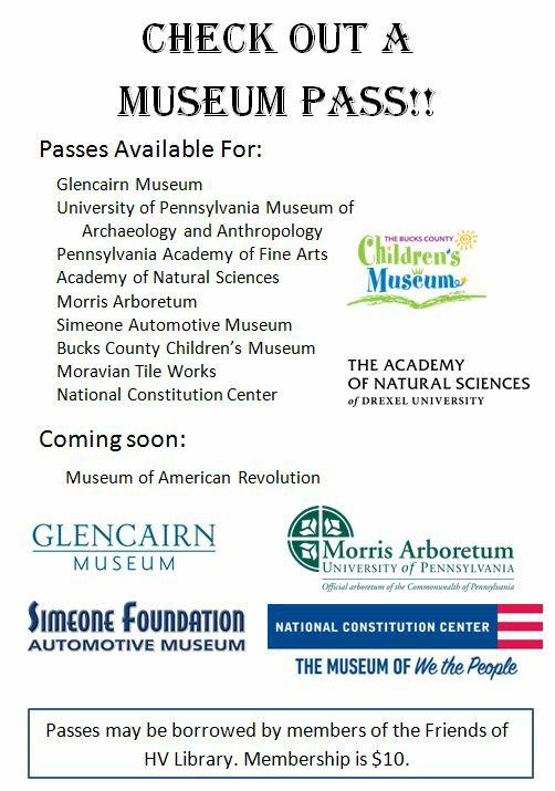 The Friends also provide museum passes as a membership benefit.