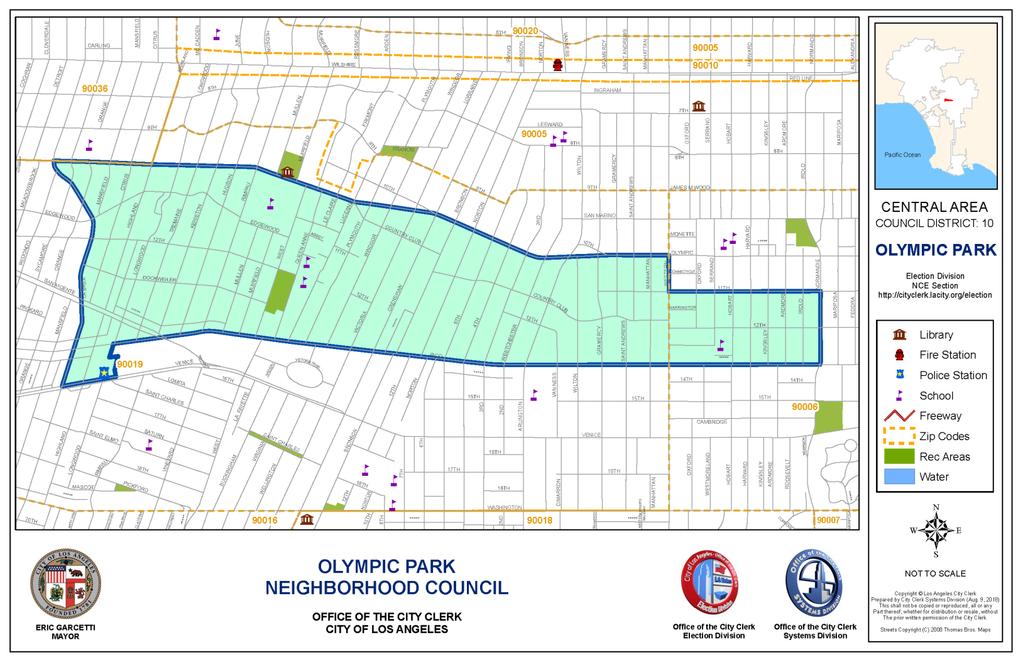 ATTACHMENT A: Map of Olympic Park Neighborhood Council 21 P a g e - O l y m p i