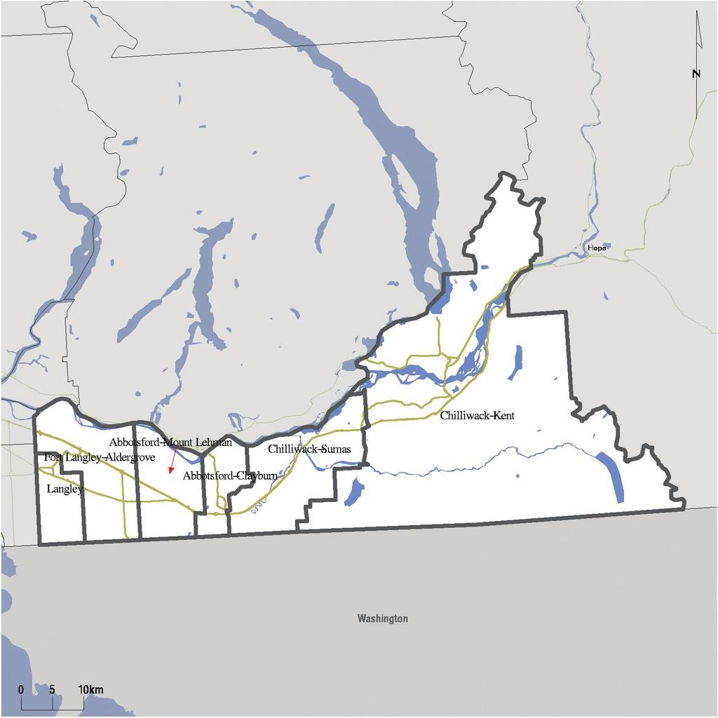 PART Proposed SINGLE MEMBER PLURALITY BOUNDARIES PART Proposed Single Member Plurality Boundaries which would extend north across the Fraser River to include the communities of Kent, Harrison Hot